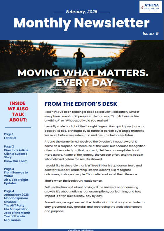 Athena Dispatch: February Issue 5