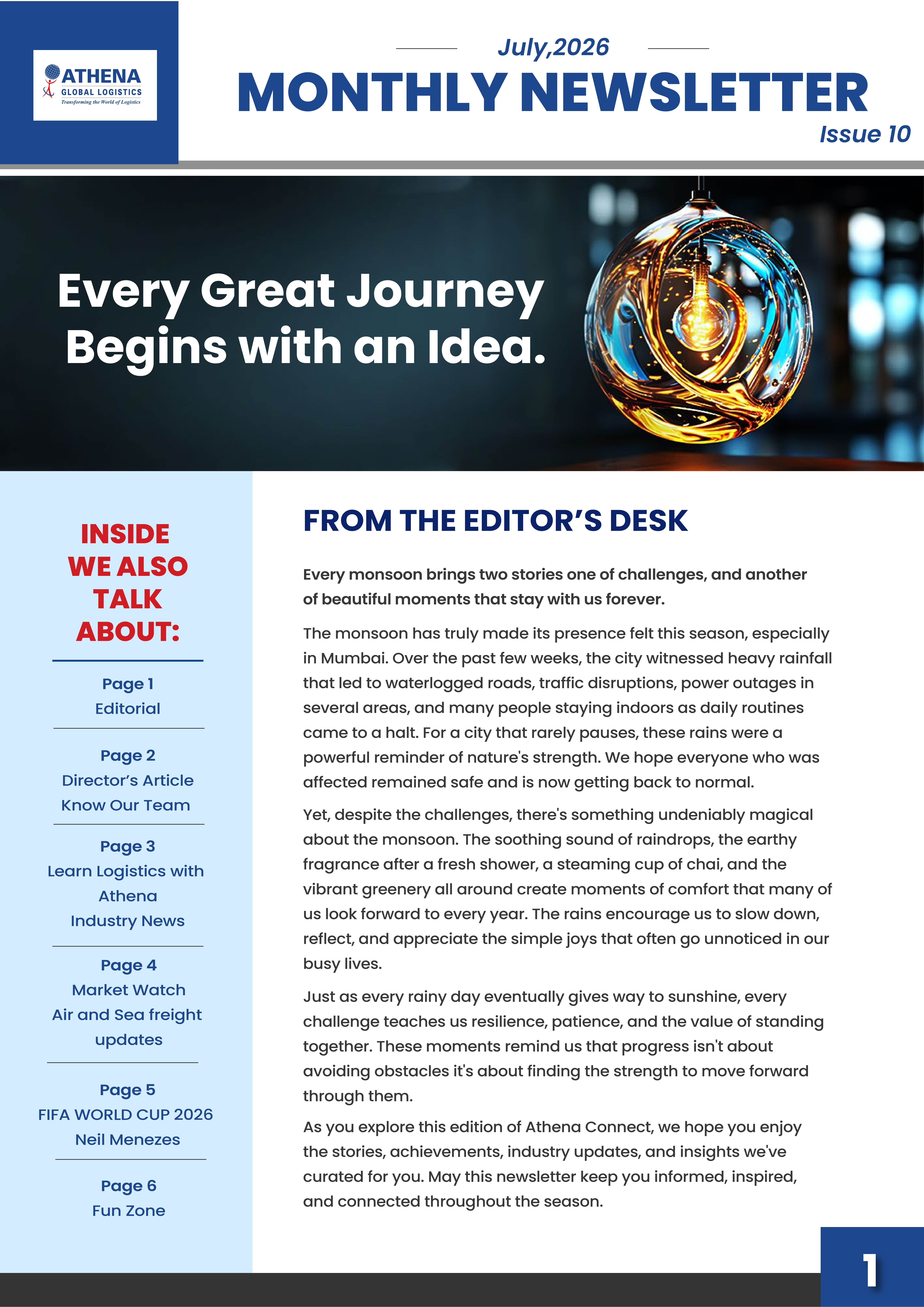 Athena Dispatch: July Issue 10