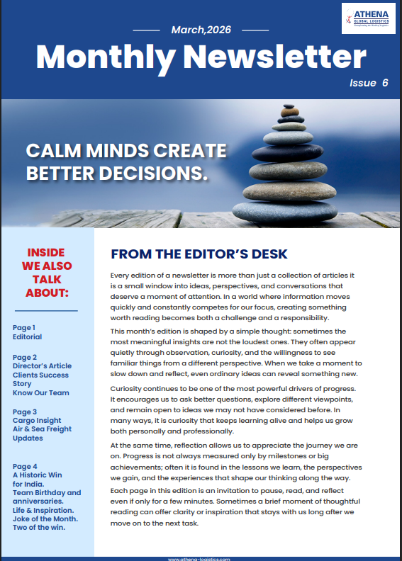 Athena Dispatch: March Issue 6