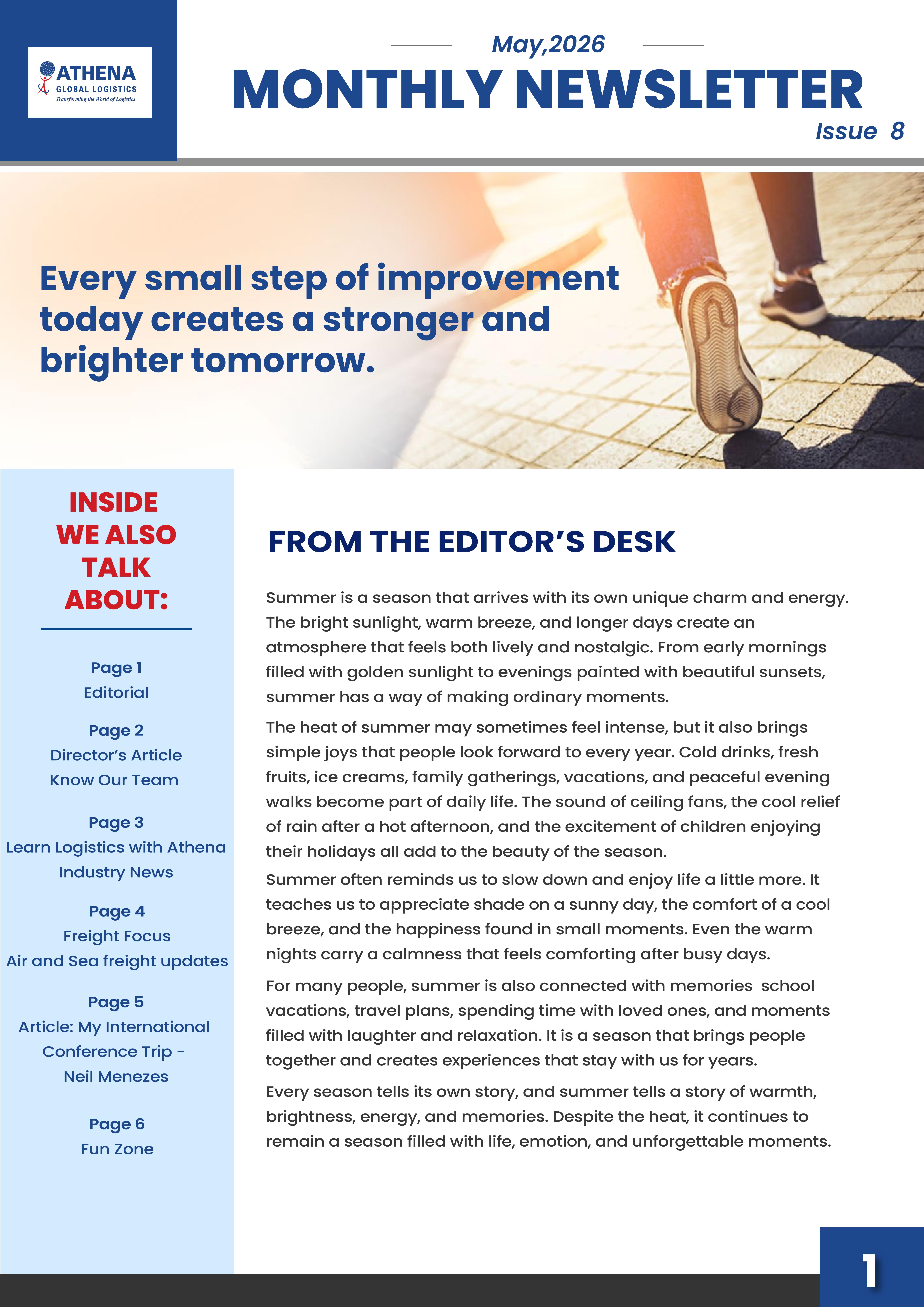 Athena Dispatch: May Issue 8
